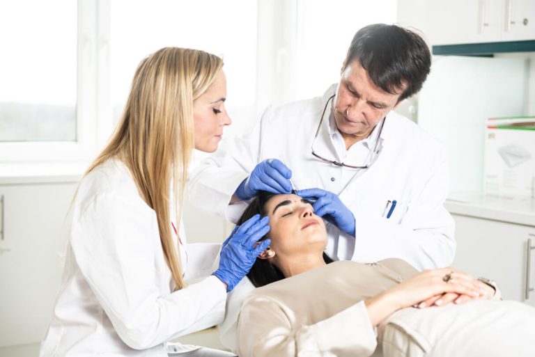 Patienten auf Liege