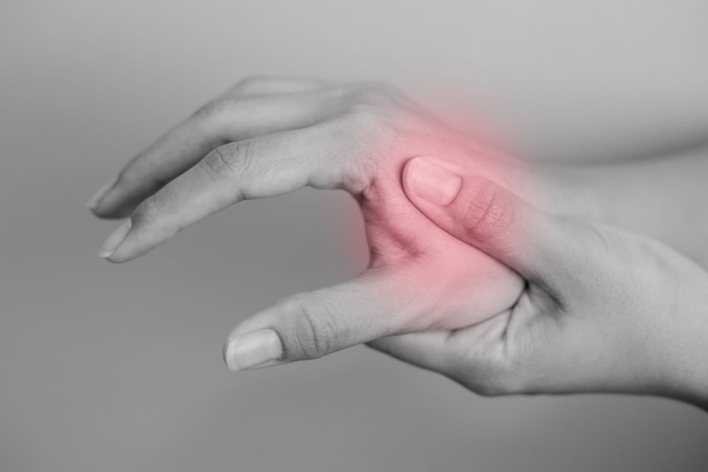 Schmerzende Hand