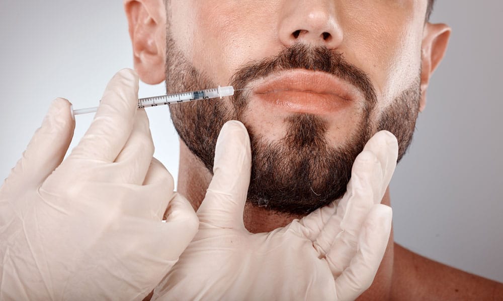 Botox Oberlippe Mann