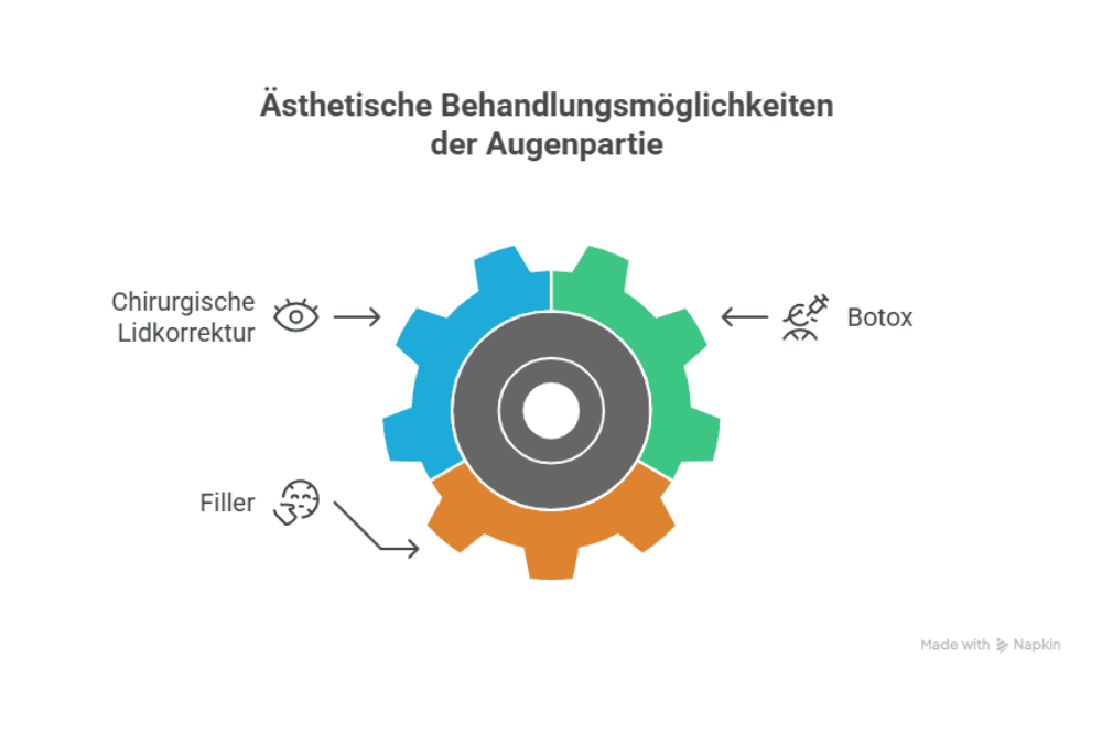 Ästhetische Behandlungsmöglichkeiten der Augenpartie