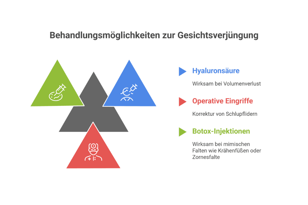 Behandlungsmöglichkeiten zur Gesichtsverjüngung